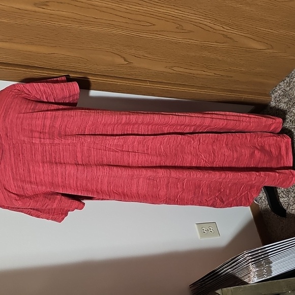 3xl lularoe redish orange heathered Carly. Like new. - Picture 3 of 6